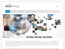 Tablet Screenshot of focusenergy.com